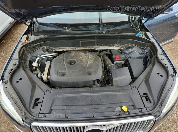 YV4A22PL5K1473526 2019 VOLVO XC90 Blue Vista del compartimento del motor