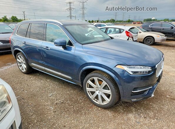 YV4A22PL5K1473526 2019 VOLVO XC90 Blue Delantero derecho