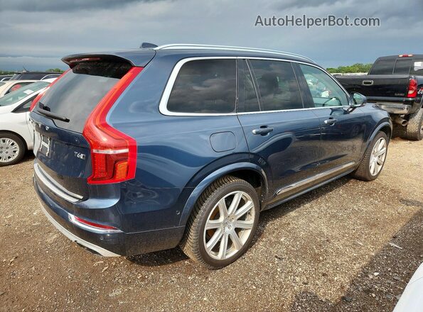 YV4A22PL5K1473526 2019 VOLVO XC90 Blue Trasero derecho