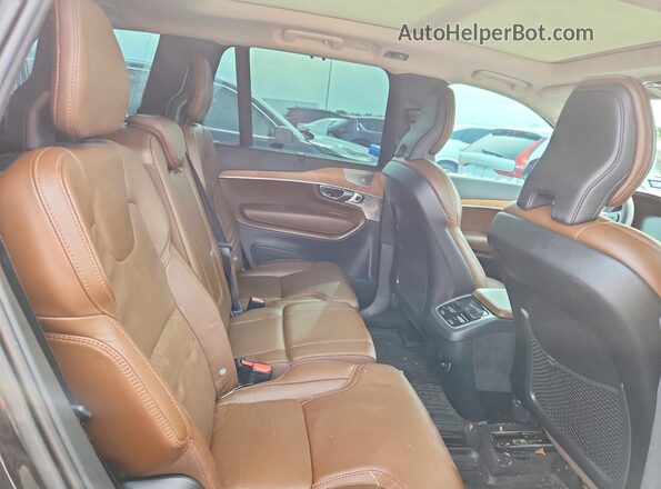 YV4A22PL5K1490424 2019 VOLVO XC90 Black Vista interior trasera