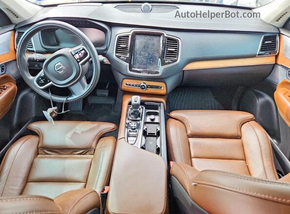 YV4A22PL5K1490424 2019 VOLVO XC90 Black Vista del salpicadero