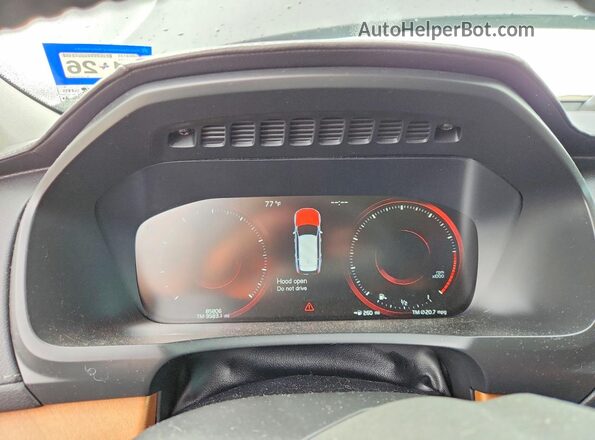 YV4A22PL5K1490424 2019 VOLVO XC90 Black Vista del cuadro de instrumentos