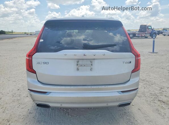 YV4A22PL6G1025836 2016 VOLVO XC90 Silver Widok z tyłu