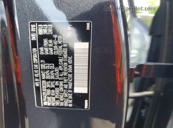 YV4A22PL6G1063308 2016 VOLVO XC90 Blue VIN կոդի պիտակի տեսք