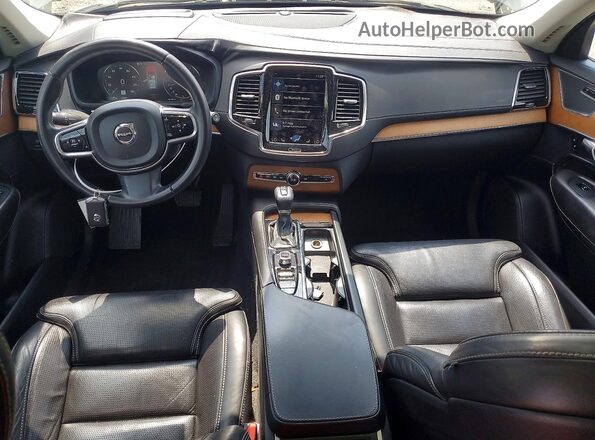 YV4A22PL6G1063308 2016 VOLVO XC90 Blue Առջևի վահանակի տեսք