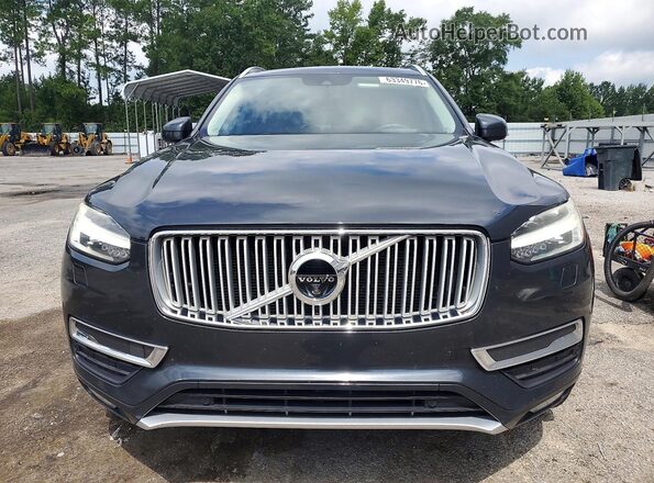 YV4A22PL6G1063308 2016 VOLVO XC90 Blue Դիմացի տեսք