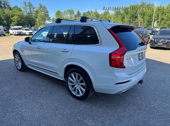 YV4A22PL6K1487077 2019 VOLVO XC90 White Вид ззаду