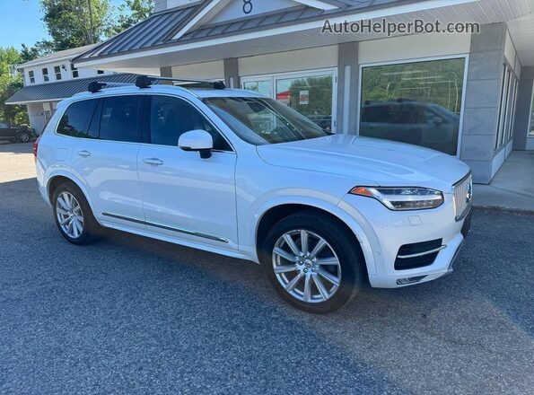 YV4A22PL6K1487077 2019 VOLVO XC90 White Задня ліва чверть