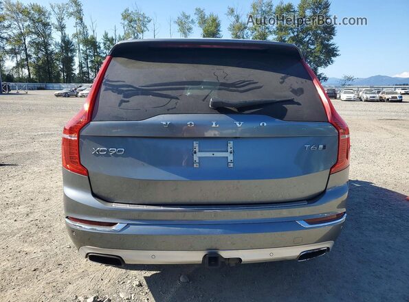 YV4A22PL7G1053080 2016 VOLVO XC90 Gray უკანა ხედი