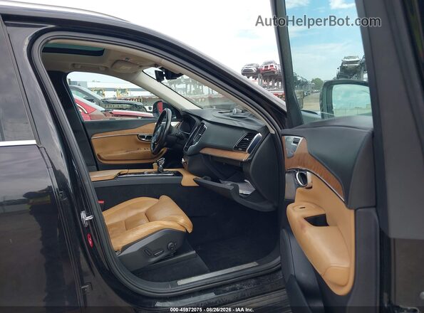 YV4A22PL9G1045787 2016 VOLVO XC90 Black წინა სალონის ხედი