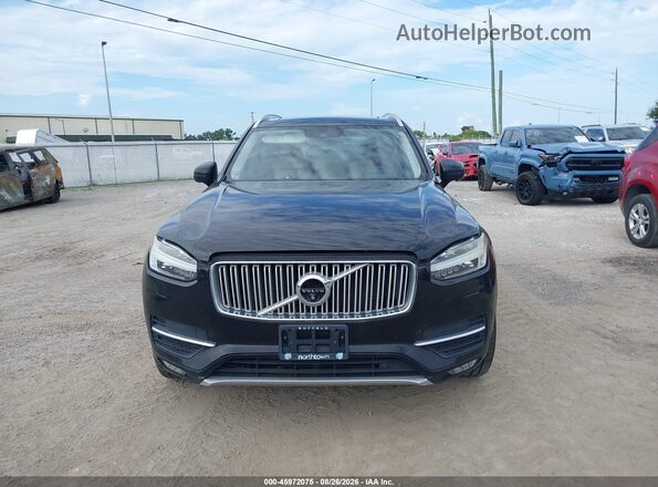 YV4A22PL9G1045787 2016 VOLVO XC90 Black ხელსაწყოთა პანელის ხედი