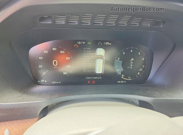 YV4A22PL9J1324874 2018 VOLVO XC90 Белый Вид щитка приборов