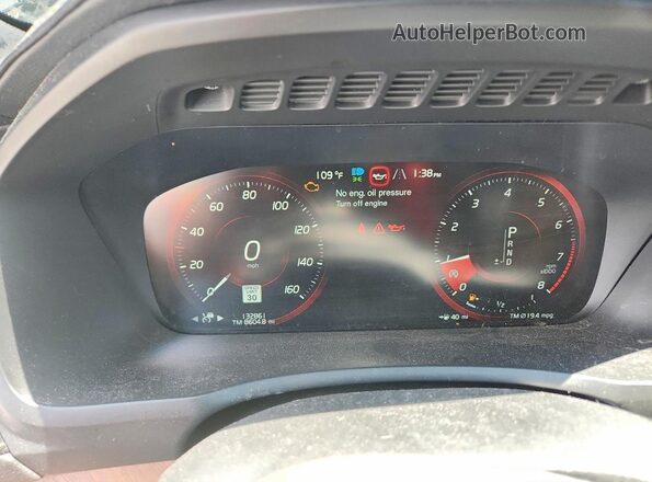 YV4A22PLXK1469441 2019 VOLVO XC90 Черный Вид щитка приборов
