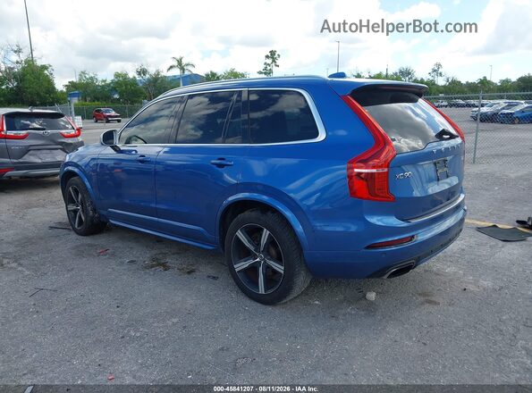 YV4A22PM2G1050435 2016 VOLVO XC90 Синий Задняя левая четверть