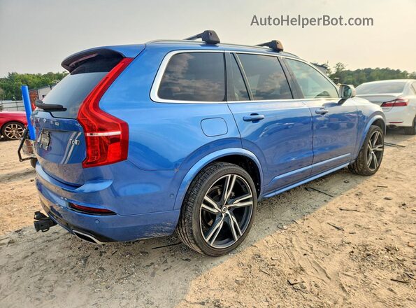 YV4A22PM5G1081470 2016 VOLVO XC90 Blue Задня права чверть