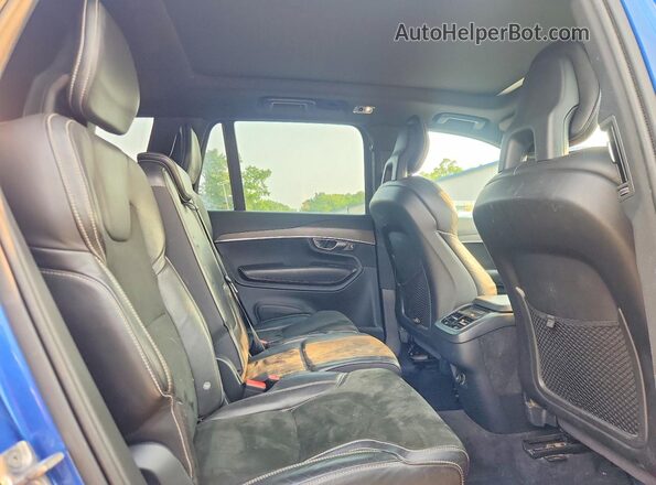 YV4A22PM5G1081470 2016 VOLVO XC90 Blue Вид задньої частини салону