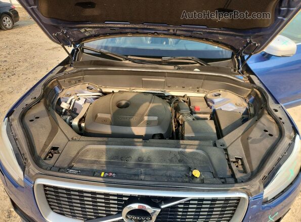 YV4A22PM5G1081470 2016 VOLVO XC90 Blue Вид підкапотного простору