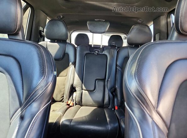 YV4A22PM9G1042218 2016 VOLVO XC90 Blue Vista de los asientos traseros
