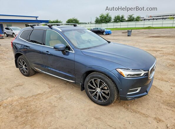 YV4A22RL3J1009839 2018 VOLVO XC60 Blue Передня права чверть