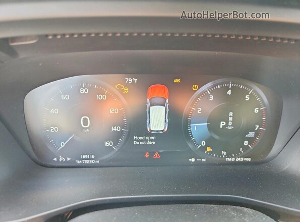 YV4AC2HK5L2278170 2020 VOLVO XC40 Белый Вид щитка приборов