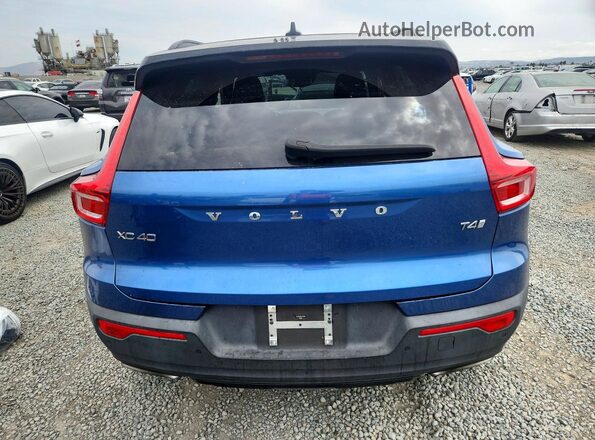 YV4AC2HM7L2314202 2020 VOLVO XC40 Blue უკანა ხედი