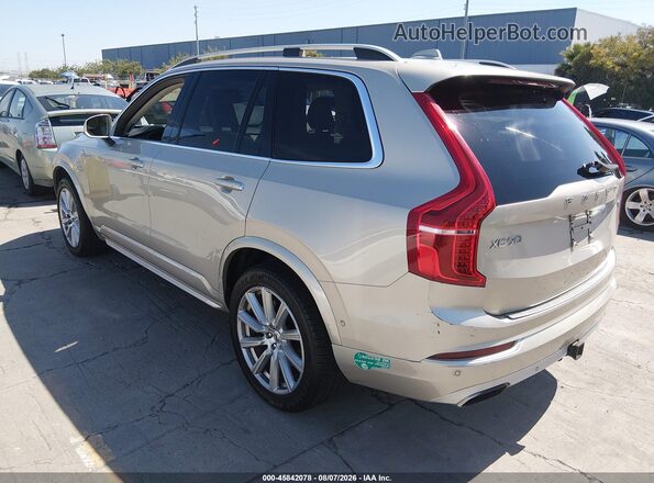 YV4BC0PK0G1053063 2016 VOLVO XC90 HYBRID Gold უკანა მარცხენა