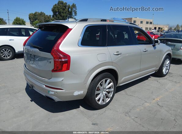 YV4BC0PK0G1053063 2016 VOLVO XC90 HYBRID Gold უკანა მარჯვენა