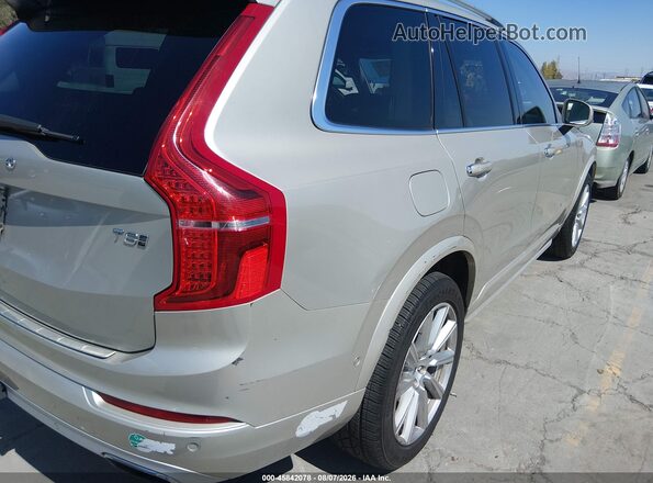 YV4BC0PK0G1053063 2016 VOLVO XC90 HYBRID Gold წინა ხედი