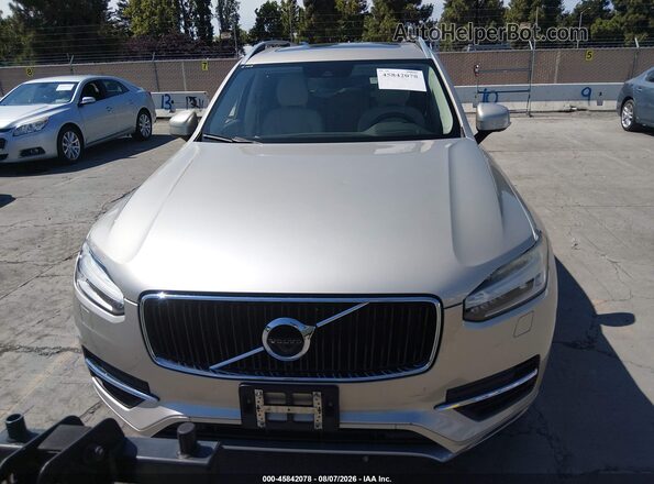 YV4BC0PK0G1053063 2016 VOLVO XC90 HYBRID Gold ხელსაწყოთა პანელის ხედი
