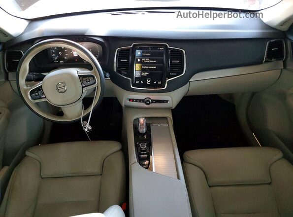 YV4BC0PK1G1078991 2016 VOLVO XC90 Tan Vista del salpicadero