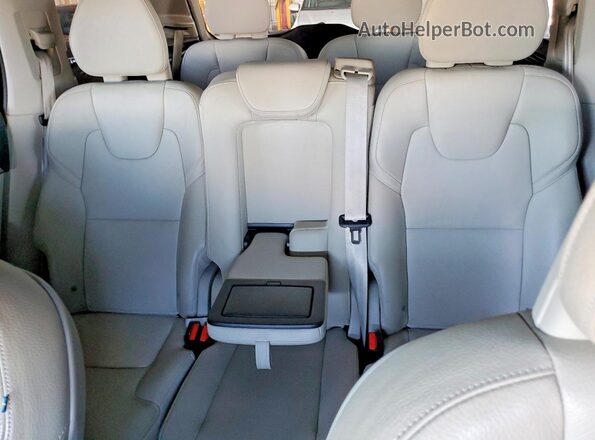 YV4BC0PK1G1078991 2016 VOLVO XC90 Tan Vista de los asientos traseros
