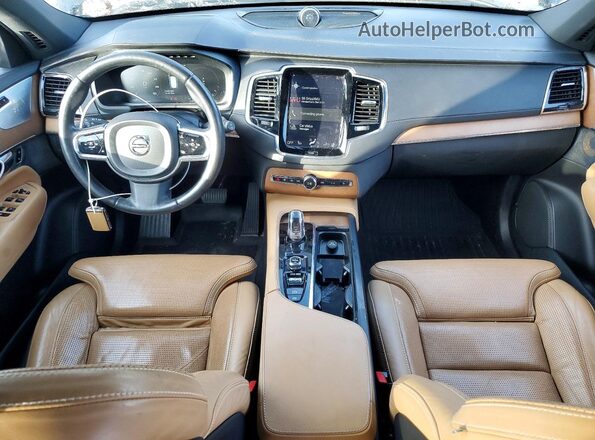YV4BC0PL0G1042332 2016 VOLVO XC90 Black Вид панелі приладів