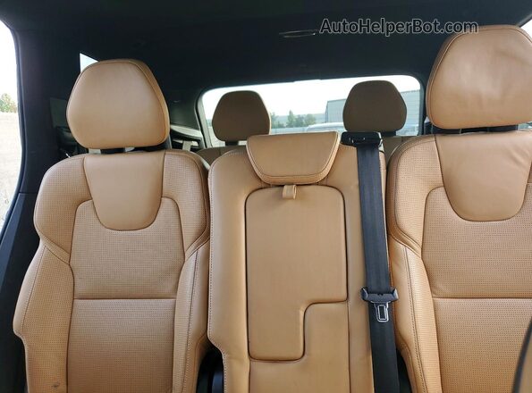 YV4BC0PL0G1042332 2016 VOLVO XC90 Black Вид задніх сидінь