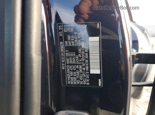YV4BC0PL0G1042332 2016 VOLVO XC90 Black Вид наклейки з VIN-кодом