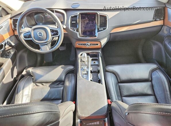 YV4BC0PL3H1124461 2017 VOLVO XC90 Black Առջևի վահանակի տեսք
