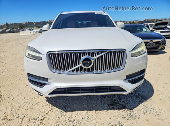 YV4BC0PL6G1078266 2016 VOLVO XC90 White Widok z przodu