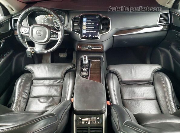 YV4BC0PL8H1115142 2017 VOLVO XC90 Gray Widok deski rozdzielczej