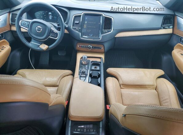 YV4BC0PLXG1048249 2016 VOLVO XC90 Black Առջևի վահանակի տեսք