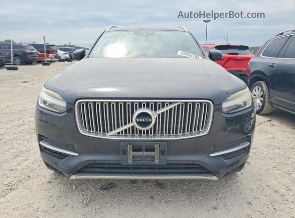 YV4BC0PLXG1048249 2016 VOLVO XC90 Black Դիմացի տեսք