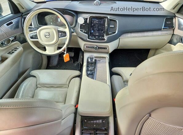 YV4BR00L2N1794104 2022 VOLVO XC90 Gray Widok deski rozdzielczej
