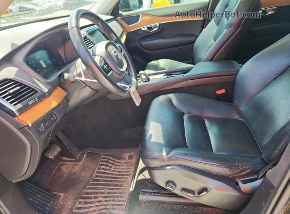 YV4BR0CK3M1762974 2021 VOLVO XC90 Black წინა სალონის ხედი