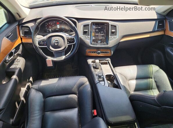 YV4BR0CK3M1762974 2021 VOLVO XC90 Black წინა პანელის ხედი