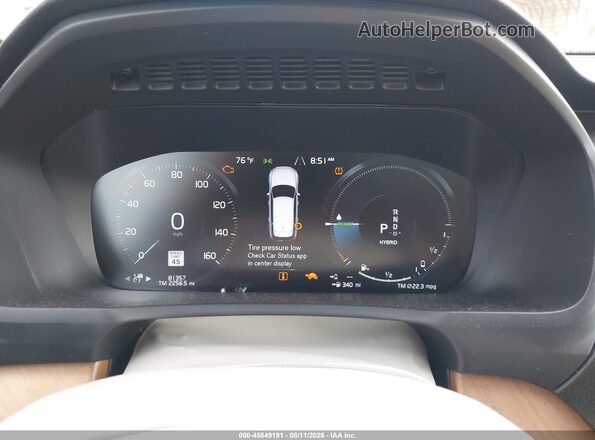 YV4BR0CK4M1677917 2021 VOLVO XC90 RECHARGE PLUG-IN HYBRID Blue Հետևի նստատեղերի տեսք