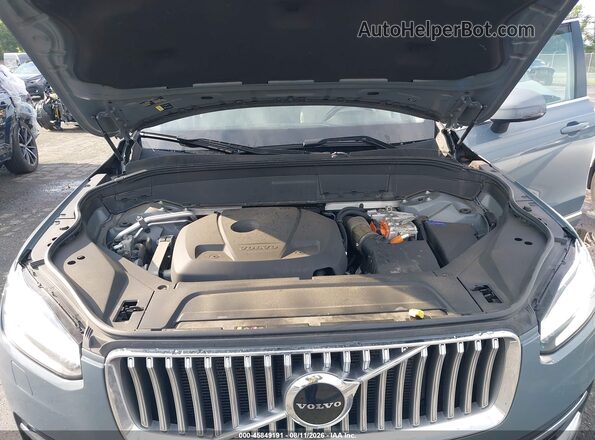 YV4BR0CK4M1677917 2021 VOLVO XC90 RECHARGE PLUG-IN HYBRID Blue Հետևի տեսք