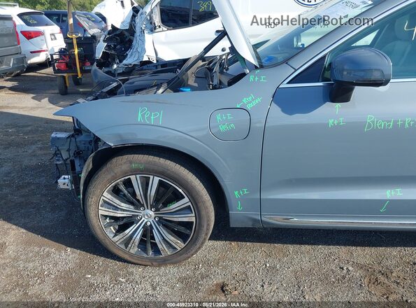 YV4BR0DL6N1924864 2022 VOLVO XC60 RECHARGE PLUG-IN HYBRID Серый Вид спереди
