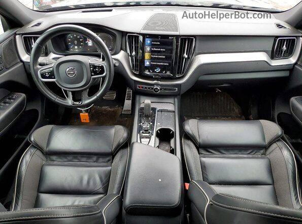YV4BR0DM9M1799804 2021 VOLVO XC60 Black წინა პანელის ხედი