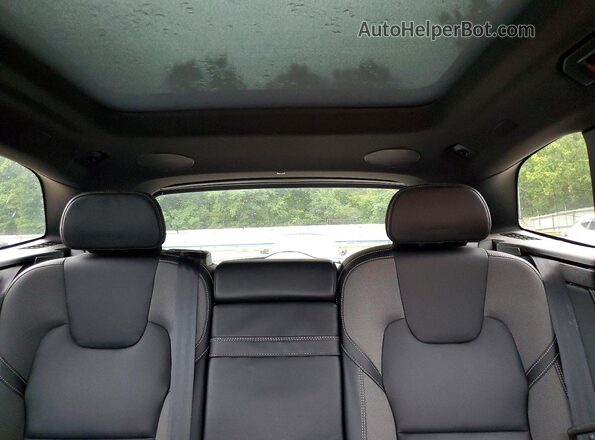 YV4BR0DM9M1799804 2021 VOLVO XC60 Black უკანა სავარძლების ხედი