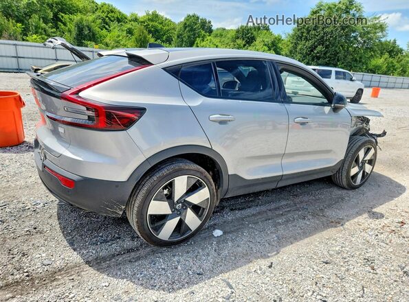 YV4ED3GL9P2040357 2023 VOLVO C40 Silver უკანა მარჯვენა