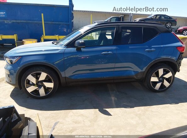 YV4ED3UM3P2075778 2023 VOLVO XC40 RECHARGE PURE ELECTRIC Light Blue 