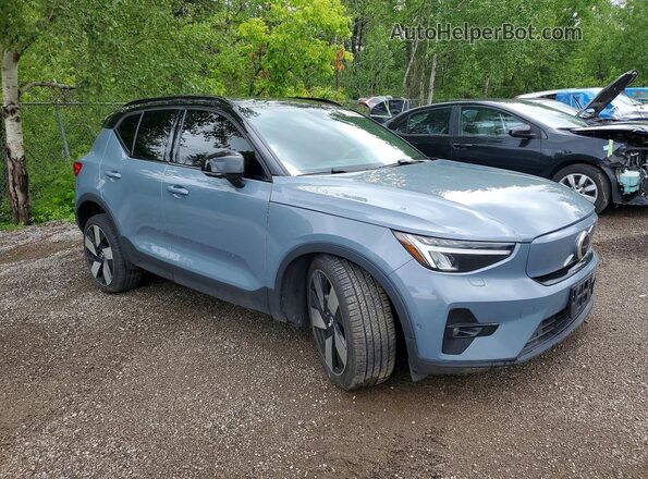 YV4ED3UM3P2990680 2023 VOLVO XC40 Blue Front right